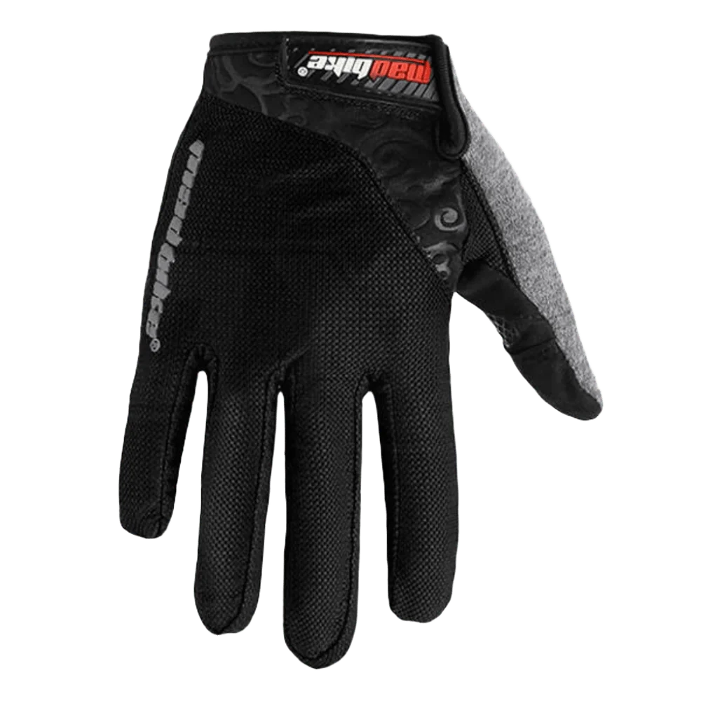 GUANTES PARA BICICLETA MADBIKE NEGROS SK13 - Imagen 3