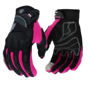 GUANTES DE MOTO PARA MUJER ROSA AXE ST09 TOUCH