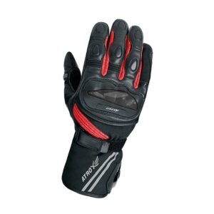 GUANTE CUERO NEGRO ROJO ATROX AT 4101