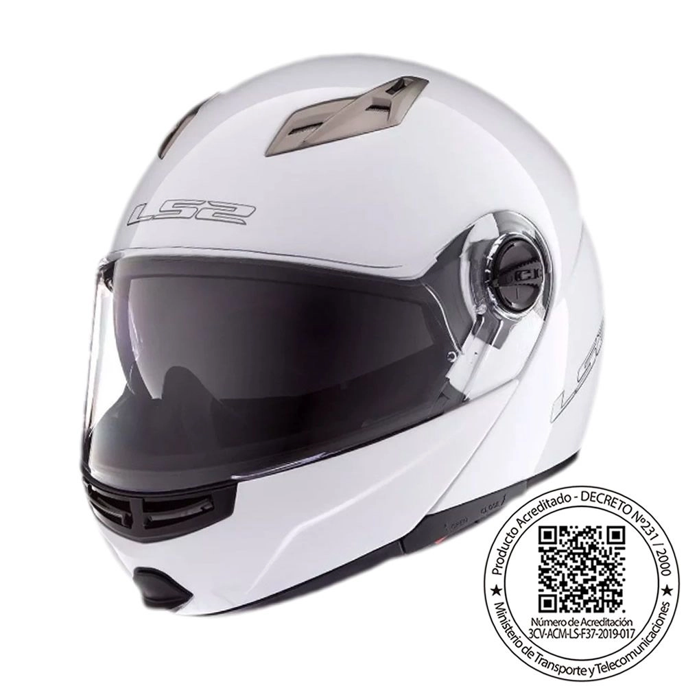 CASCO ABATIBLE LS2 FF370 EASY BLANCO - Imagen 2