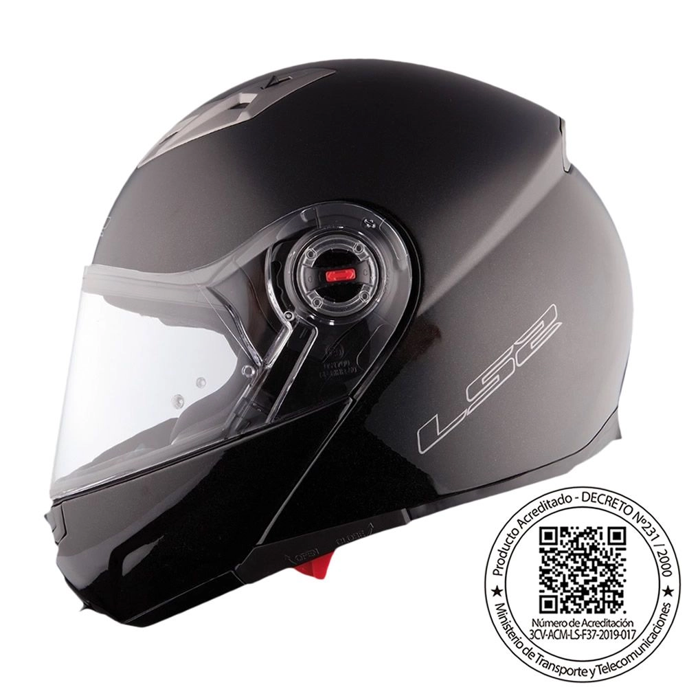 CASCO ABATIBLE LS2 FF370 EASY NEGRO MATE - Imagen 3