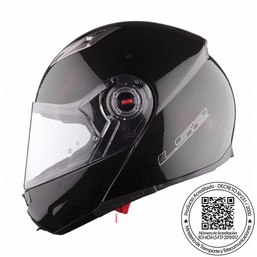 CASCO ABATIBLE LS2 FF370 EASY NEGRO - Imagen 2