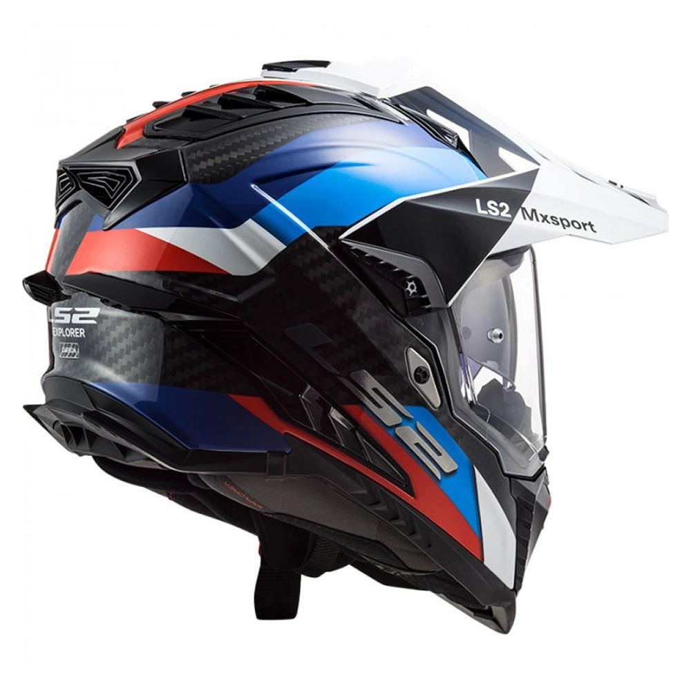 CASCO LS2 MX701C EXPLORER CARBONO FRONTIER NEGRO AZUL - Imagen 3