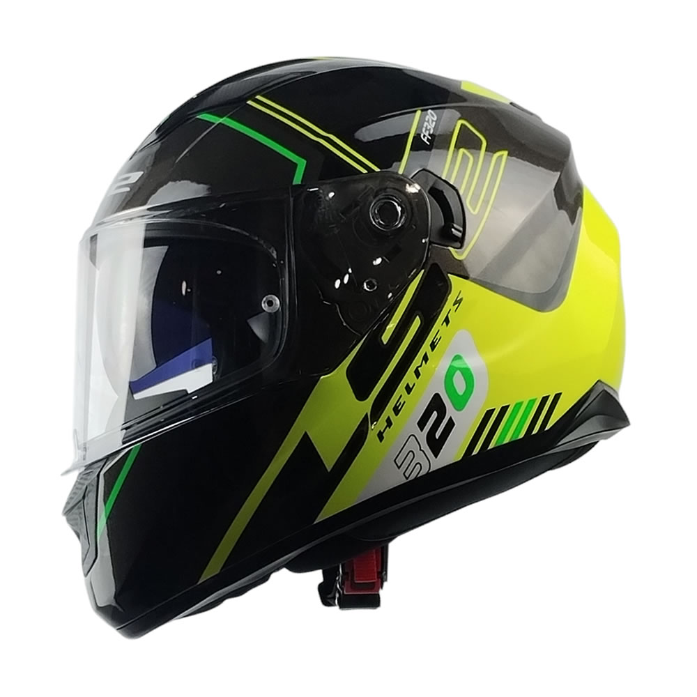 CASCO INTEGRAL LS2 FF320 STREAM EVO SCHE NEGRO AMARILLO - Imagen 2