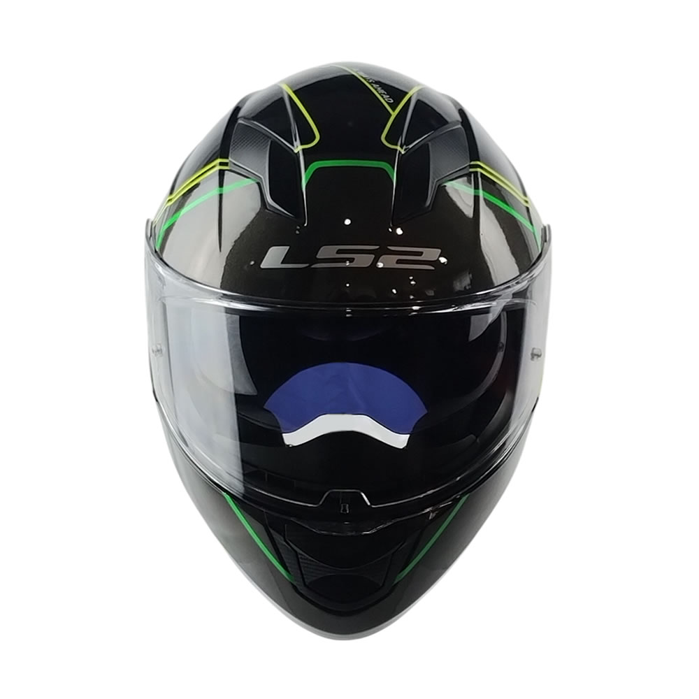CASCO INTEGRAL LS2 FF320 STREAM EVO SCHE NEGRO AMARILLO - Imagen 5