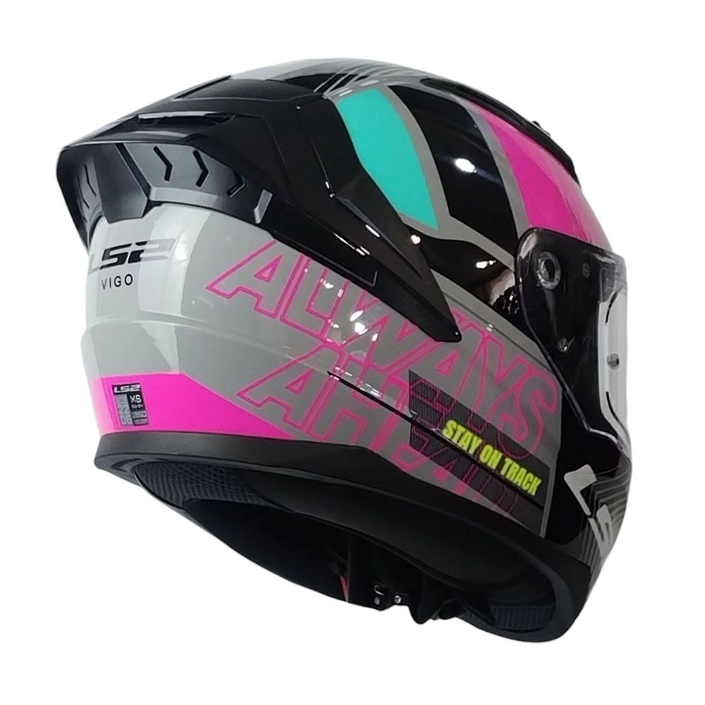 CASCO LS2 FF810 VIGO SHIFT GRIS ROSA - Imagen 3