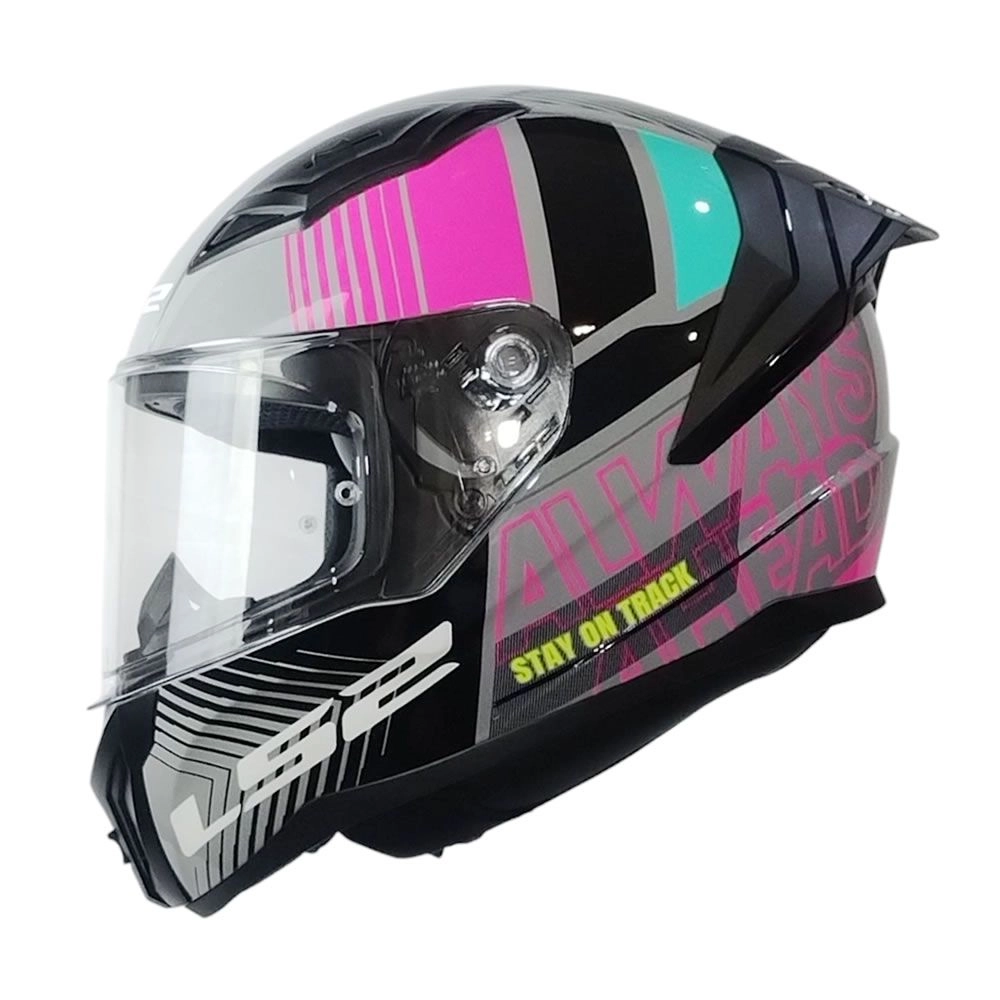 CASCO LS2 FF810 VIGO SHIFT GRIS ROSA - Imagen 2