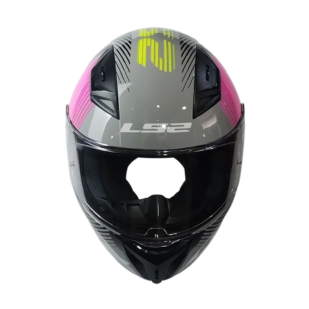 CASCO LS2 FF810 VIGO SHIFT GRIS ROSA - Imagen 4