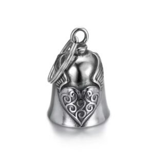 CAMPANA BIKER, AMULETO DE PROTECCION CORAZON