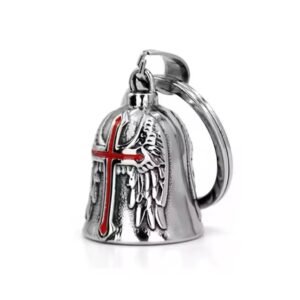 CAMPANA BIKER, AMULETO DE PROTECCION CRUZ ROJA