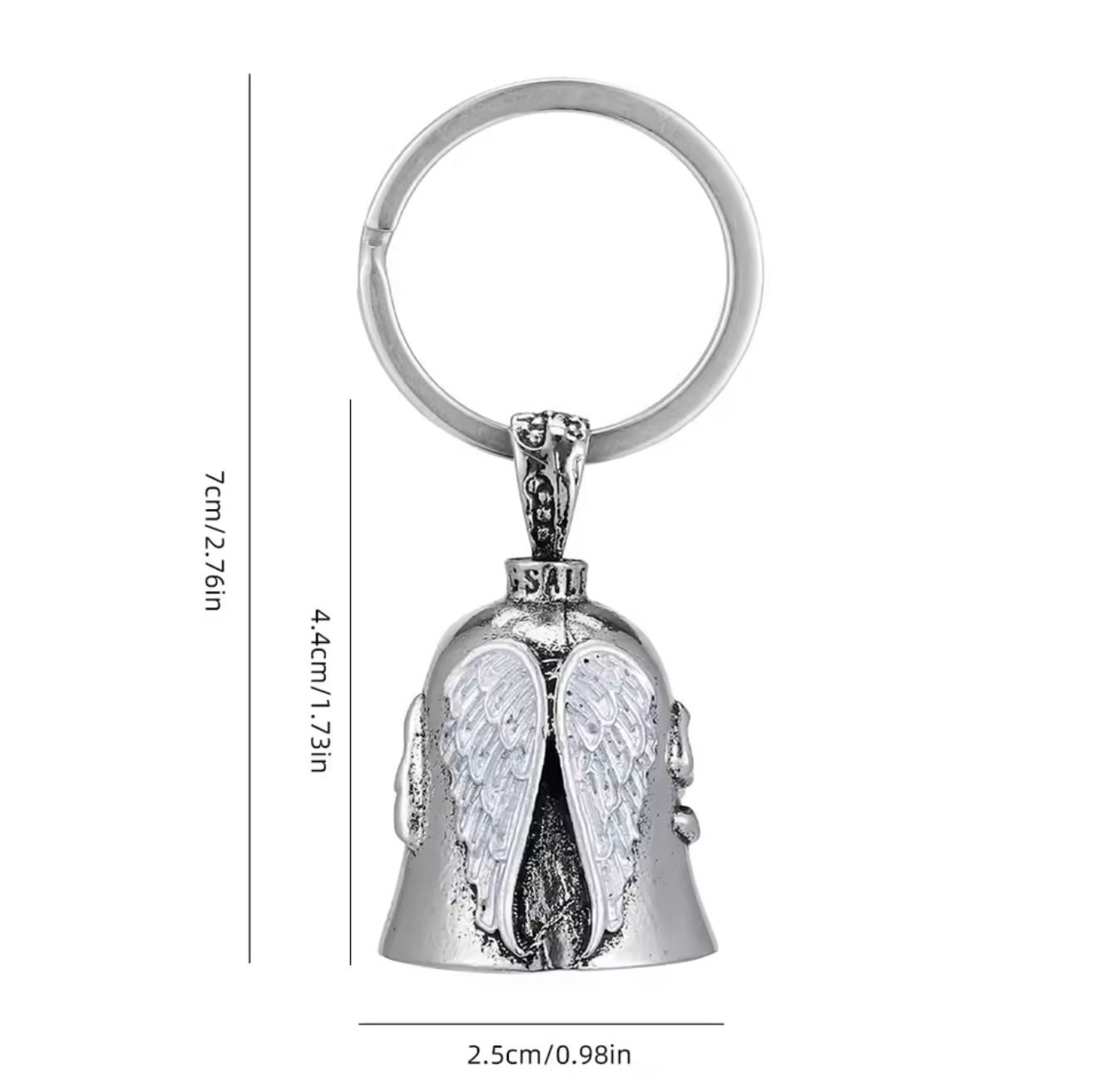 CAMPANA BIKER, AMULETO DE PROTECCION ALAS - Imagen 3