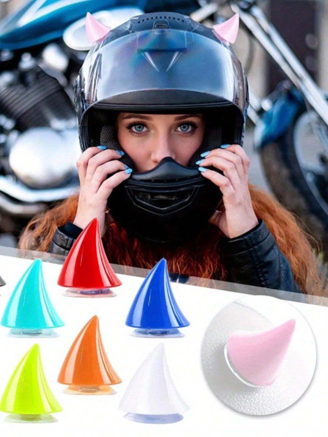 CACHOS PARA CASCO MOTO