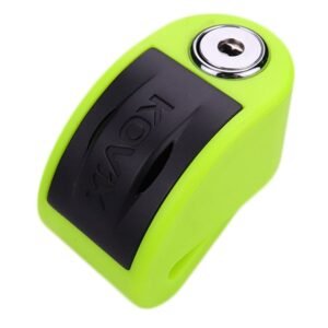 CANDADO DISCO KOVIX KT-6 VERDE FLUOR