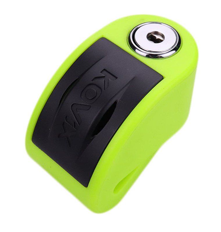 CANDADO DISCO KOVIX KT-6 VERDE FLUOR