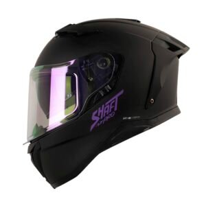CASCO MOTO SHAFT PRO 606SP SOLID NEGRO MORADO INTEGRAL