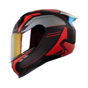 CASCO SHAFT 560 EVO CHAOS NEGRO ROJO INTEGRAL