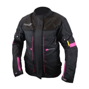 CHAQUETA ATROX CHRONO-2 MUJER NEGRA ROSA